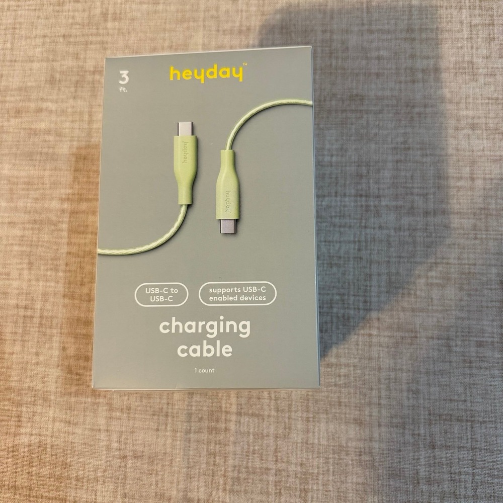 Heyday USB-C to USB-C 3ft Cables - 4 pk‎ bundle - NEW